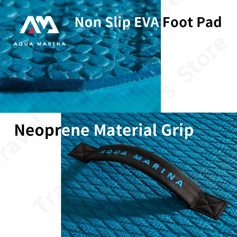 Inflatable SUP Board, Windsurf Sail Convertible, Drop Stitch PVC with Mast Base, with Paddle, for Aqua Marina Blade Sail