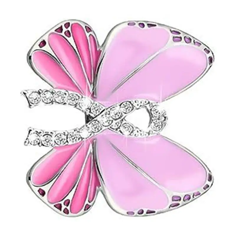 652Fอย่างเป็นทางการมะเร็งเต้านมให้ความรู้Lapel PinsสีชมพูHopeริบบิ้นเข็มกลัดสำหรับผู้หญิงหญิง,Charity PublicและSocial Event