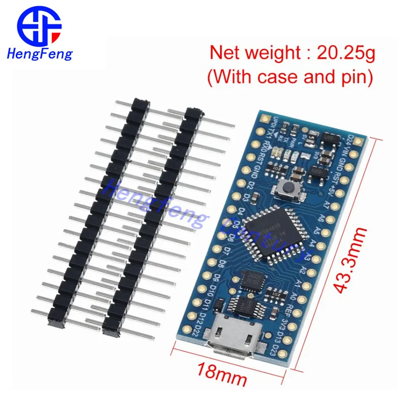 New arrival Thinary Nano controller compatible for Arduino Nano Every Atmega4808 Upgraded Atmega328 CH340 UPDI Downloader