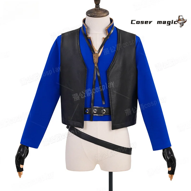Final Fantasy XIV Lucian Prince's Attire Cosplay Costume Butler Prince's Jacket Uniform Halloween Carnival Party Clothing