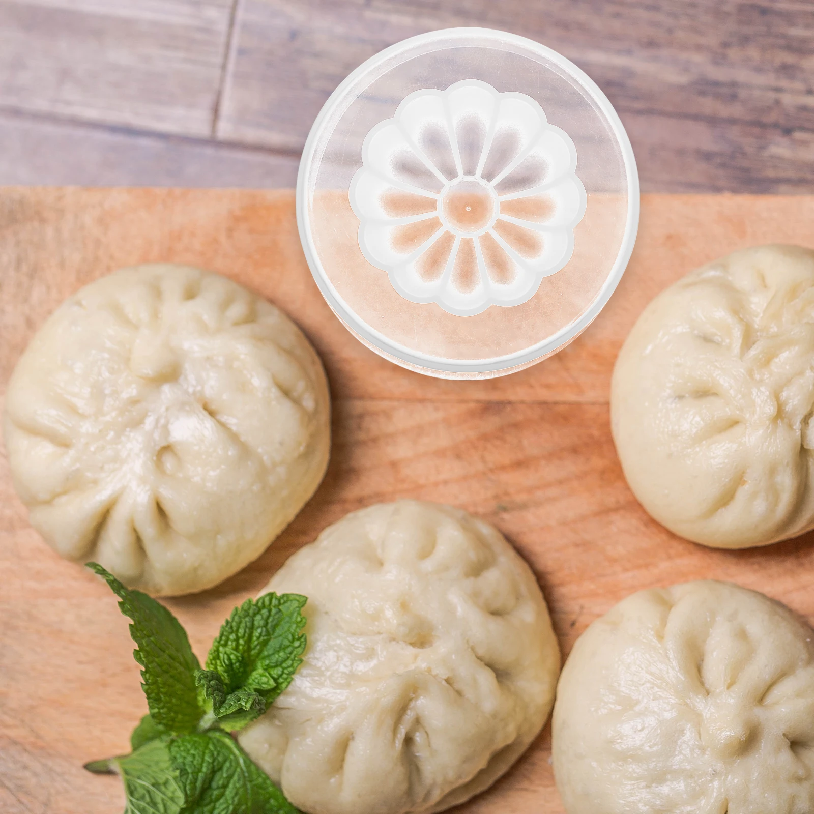 

2Pcs Steamed Stuffed Buns Mold Plastic Kitchen Tools Maker Accessories Small Size Easy Operation Practical Gadgets