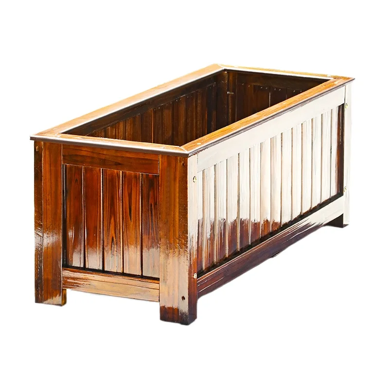 

Anti-corrosive wood flower Planting Outdoor special tree Garden outdoor solid wood bed Balcony