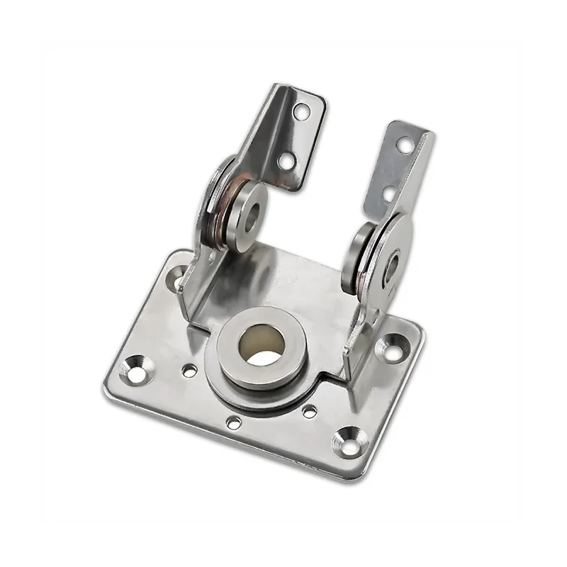 1 قطعة 304 الفولاذ المقاوم للصدأ قابل للتعديل تحديد المواقع الدورية إمالة عزم الدوران المفصلي مع محاور مزدوجة للاستخدام الصناعي المفصلي المخفي