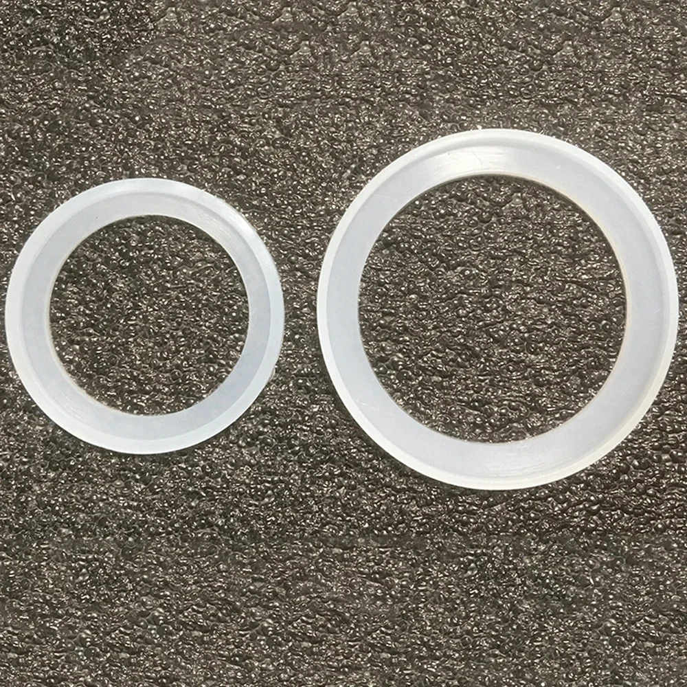 L Shaped 19 25 32 38 40 51 63 76 102mm VMQ Seal Gasket Replacement For 1.5