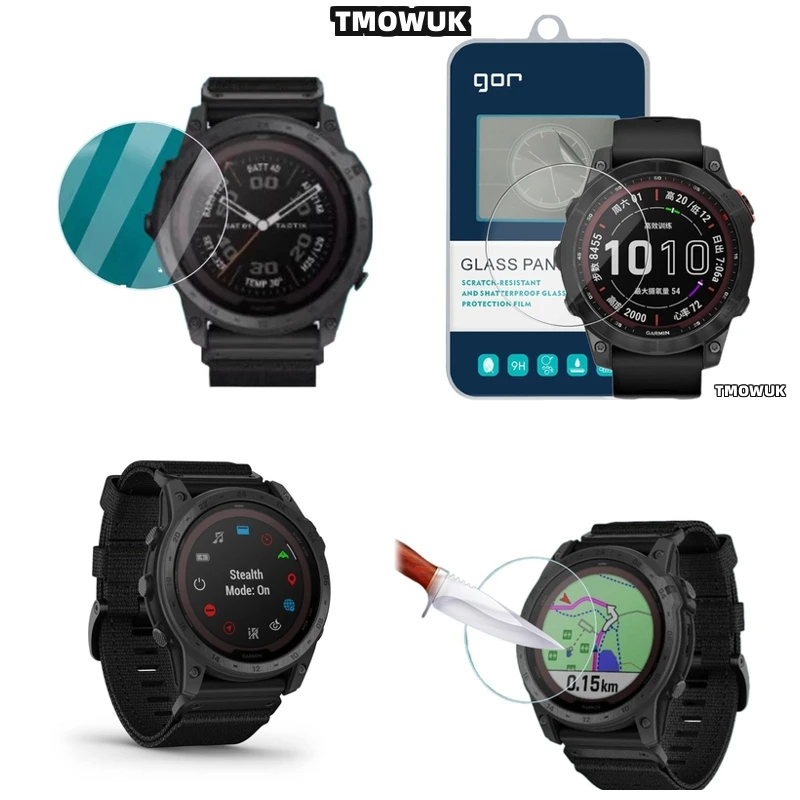 

​​For Garmin Tactix 7 Pro Tactix7 AMOLED Tactix 8 51mm Tactix8 47mm: Tactix Delta Compatible Glass Protector HD​​