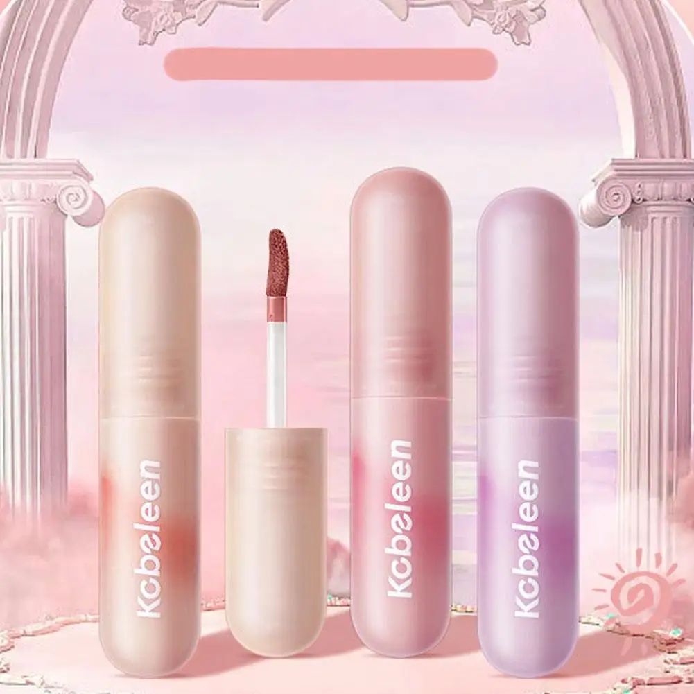 KOBELEEN-esmalte de labios de terciopelo, mate, barro, duradero, impermeable, tinte de labios, regalos