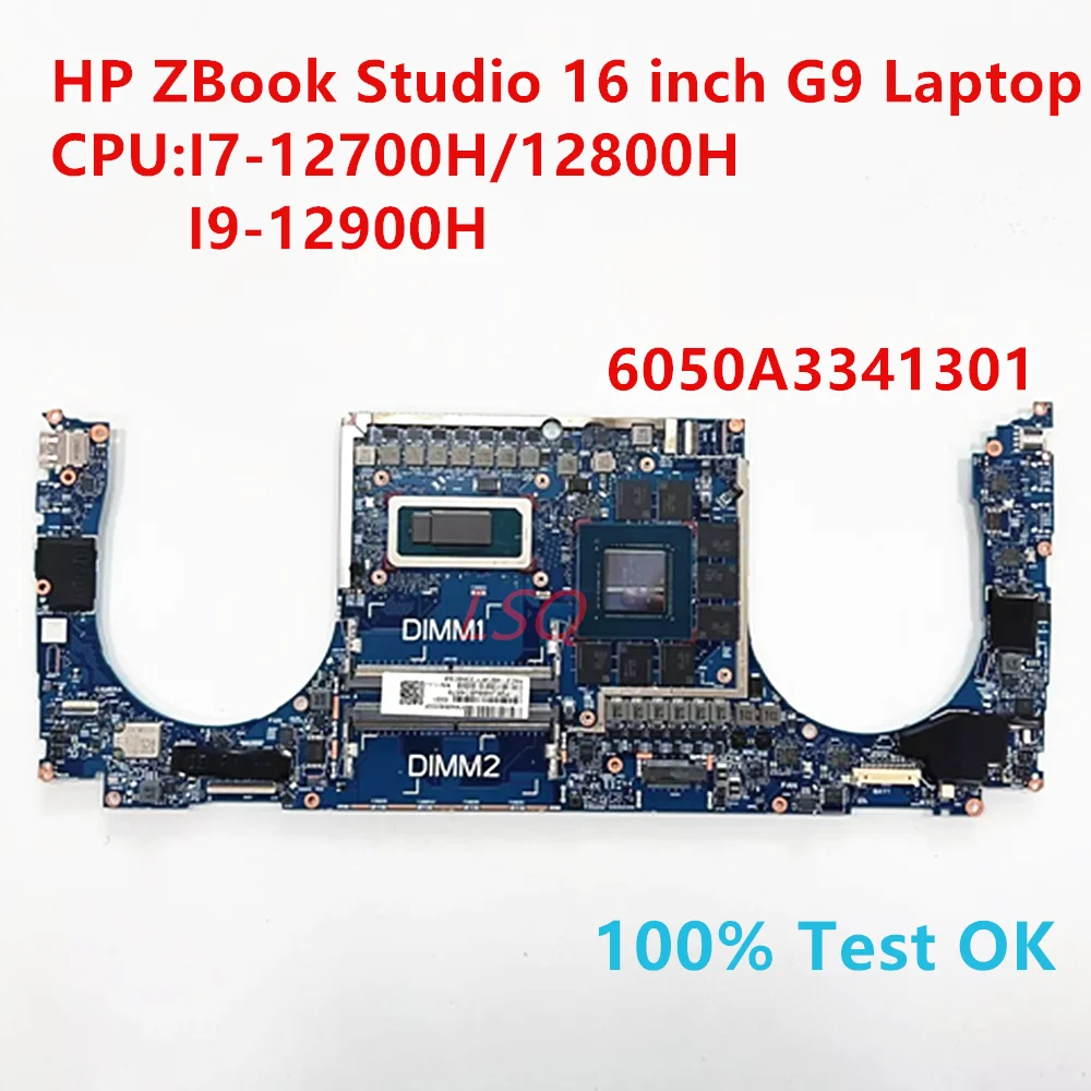 Laptop Motherboard 6050A3341301 For HP ZBook Studio 16 G9 I7-12TH I9-12TH RTX3060 RTX3070 Fully Tested, Works Perfectly