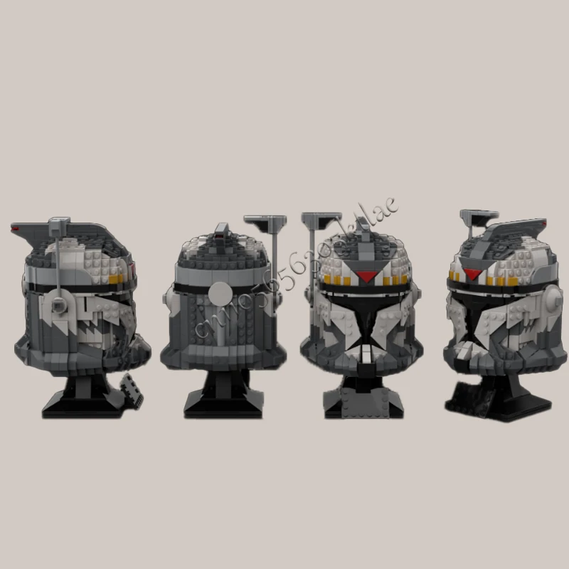 897 pçs espaço clone exército lote mau capacete clone comandante estrela filme coleção final personalizado puzzlediy modelo crianças aniversário
