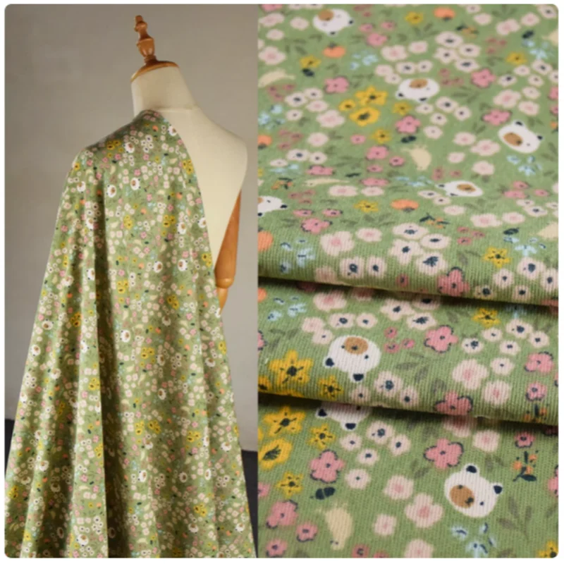 Sweet Cute Cartoon Flower Cord - Flannel Shirt Lined recension och pris