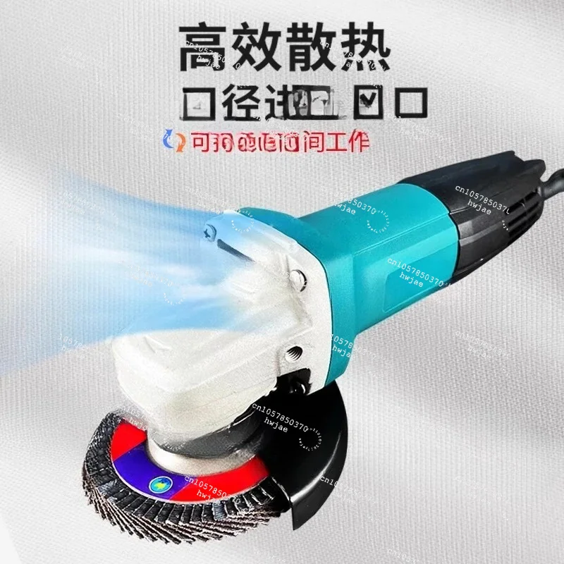 Angle Grinder 100 Small High Power Cutting Machine Brushless Small Man Waist Thin Handle