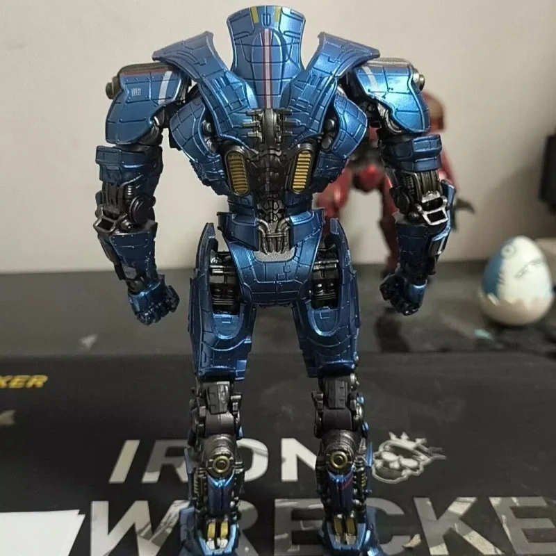 Ling Jihun Pacifics Gipsy Danger Youth Edition 8 pollici 20 cm Kit modello illuminato a LED Mecha Action Figures Giocattoli da collezione Regali