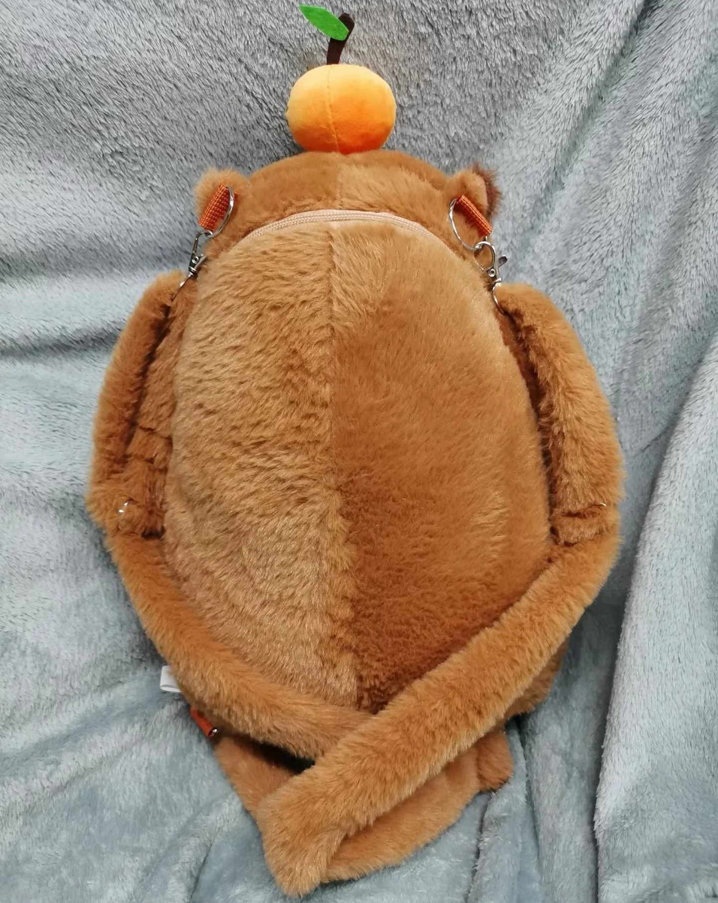 Capybara Plush Backpack Capybara Plush Toy Kawaii Plushie Doll Fur Bag Children\'s Bag Shoulder Bag Knapsack Bags Birthday Gifts