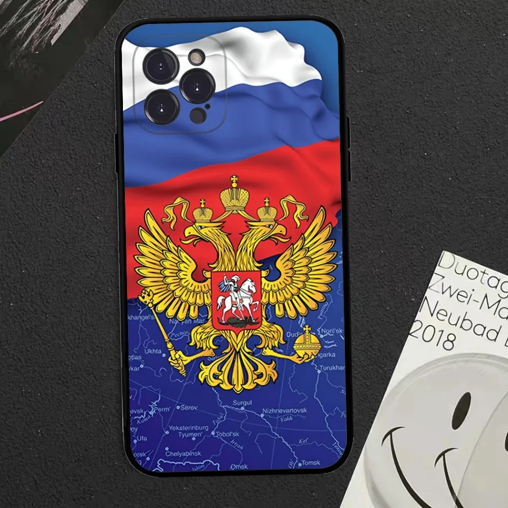 Russia Flags Phone Case For iPhone 15 14 13 12 Mini 11 Pro XS Max X XR SE 6 7 8 Plus Soft Silicone Cover