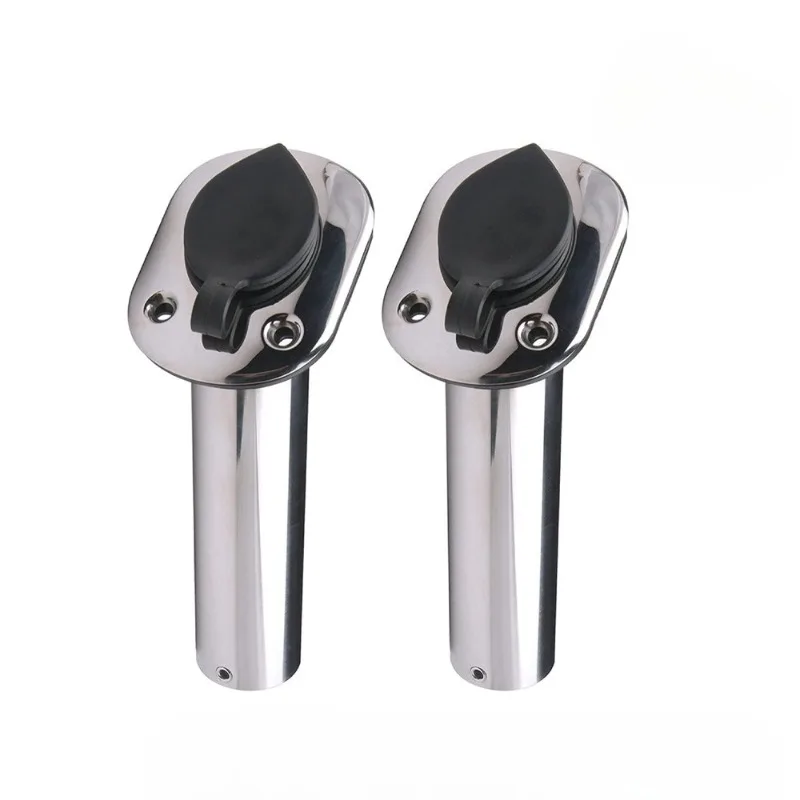 

Держатели удочек 15/30/90 градусов для скрытого монтажа, нержавеющая сталь с крышкой из ПВХ, прокладка внутренней трубки, зеркальная полировка, аксессуары для лодок