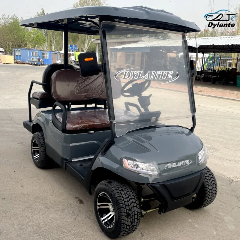 

Multifunctional Four-Wheel Electric Golf Cart Can Carry Cargo 48V 5KW Suitable For Golf Course Lawn Operations