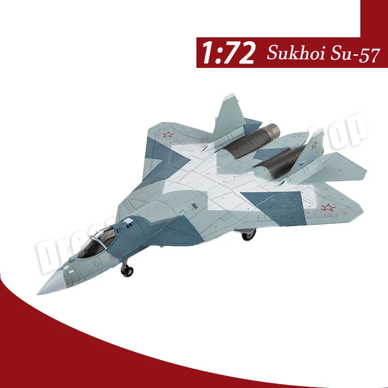 

1:72 Sukhoi Su-57 Alloy Die-cast Fighter Model Collectible Miniature Airplane Model Children's Toys Wholesale Holiday Gift