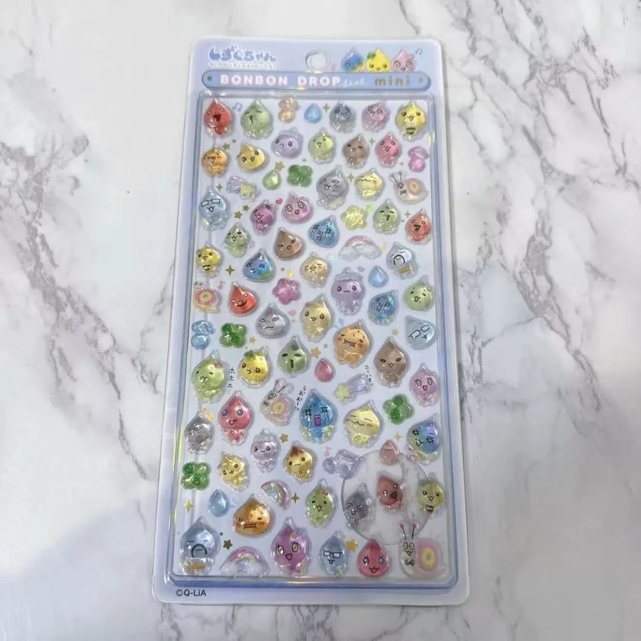 2026 Kleine Wassertropfen-Sauce Mini Dreidimensionale Aufkleber Geprägte 3D-Cartoon-Sticker Dekorative Solide Wasserfeste Aufkleber