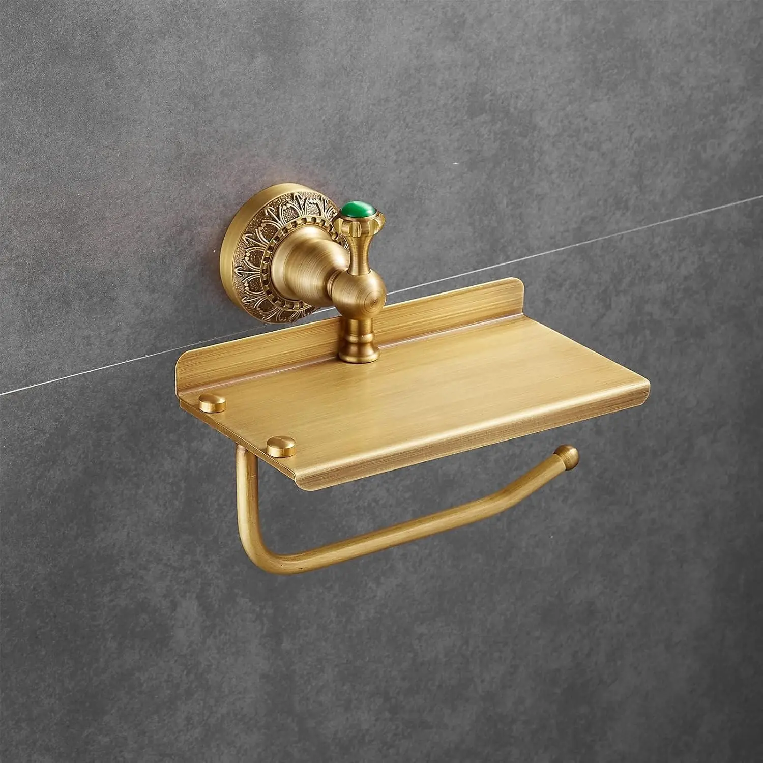 Bathroom Tissue Holder/Toilet Paper Holder Solid Brass Wall-Mounted Toilet Roll Holder