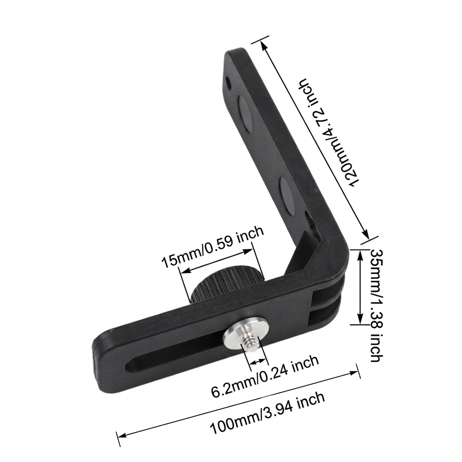 Construction Projects L Bracket Adjustable Wall Bracket Work Efficiency 120*100*35MM Multiple Mounting Options