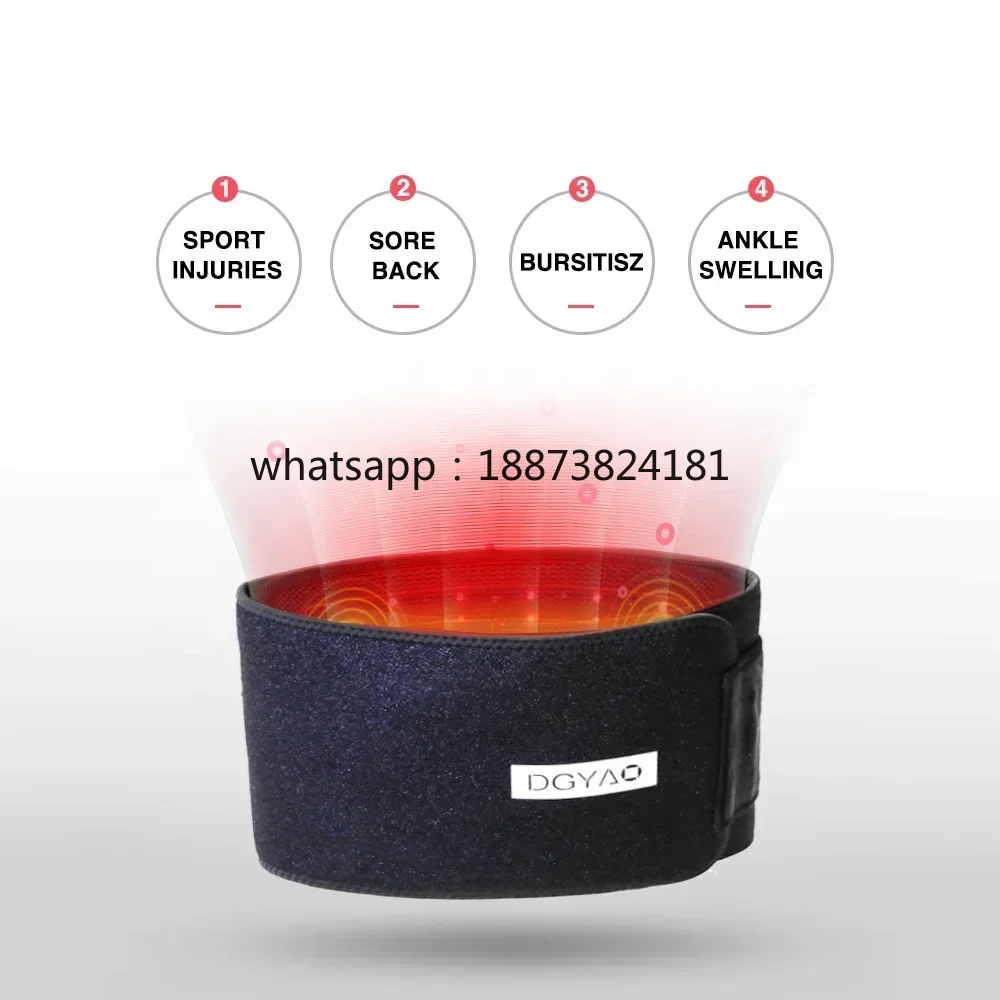 Professional infrared Red Led Light Therapy Belt Back treatment relief belt fast shipping