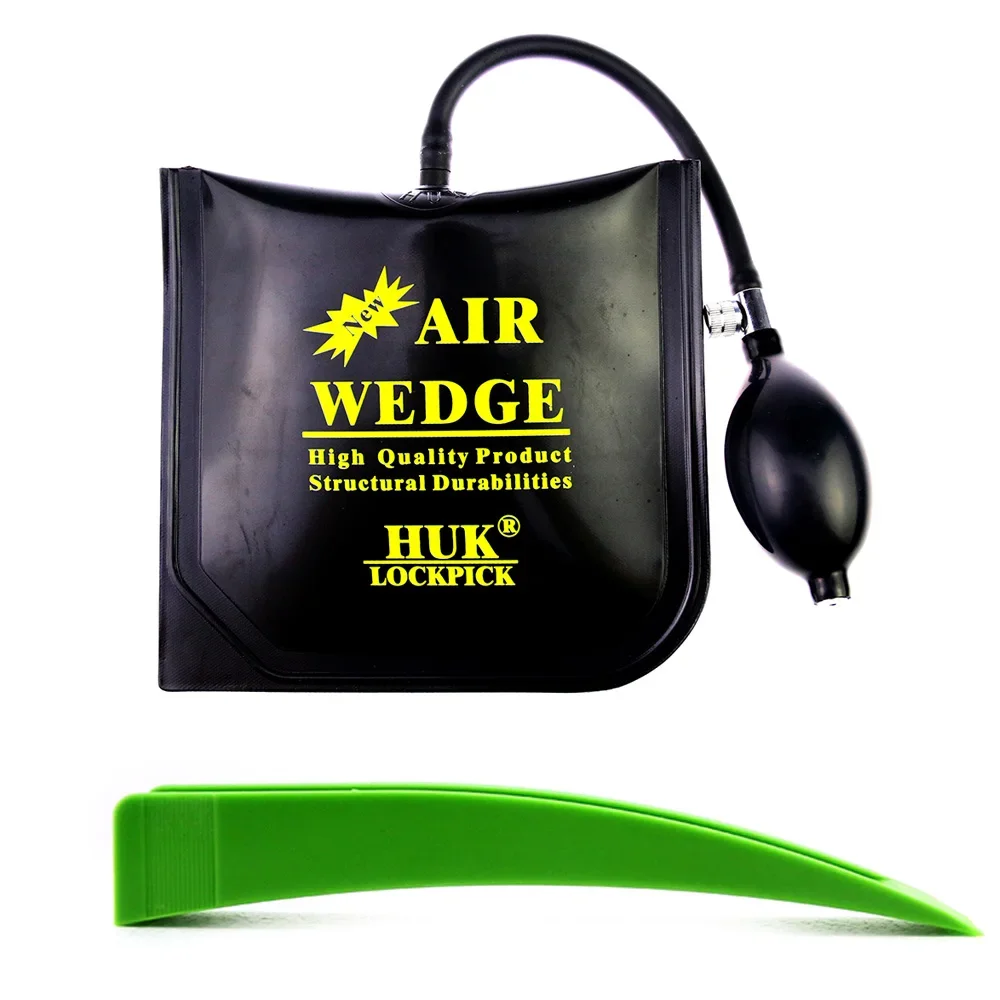 HUK Thickened Air Pump Wedges with Car Panel Removal Tool, Locksmith Tools Car Door Window Repair Air Cushion Air Bag Emergency