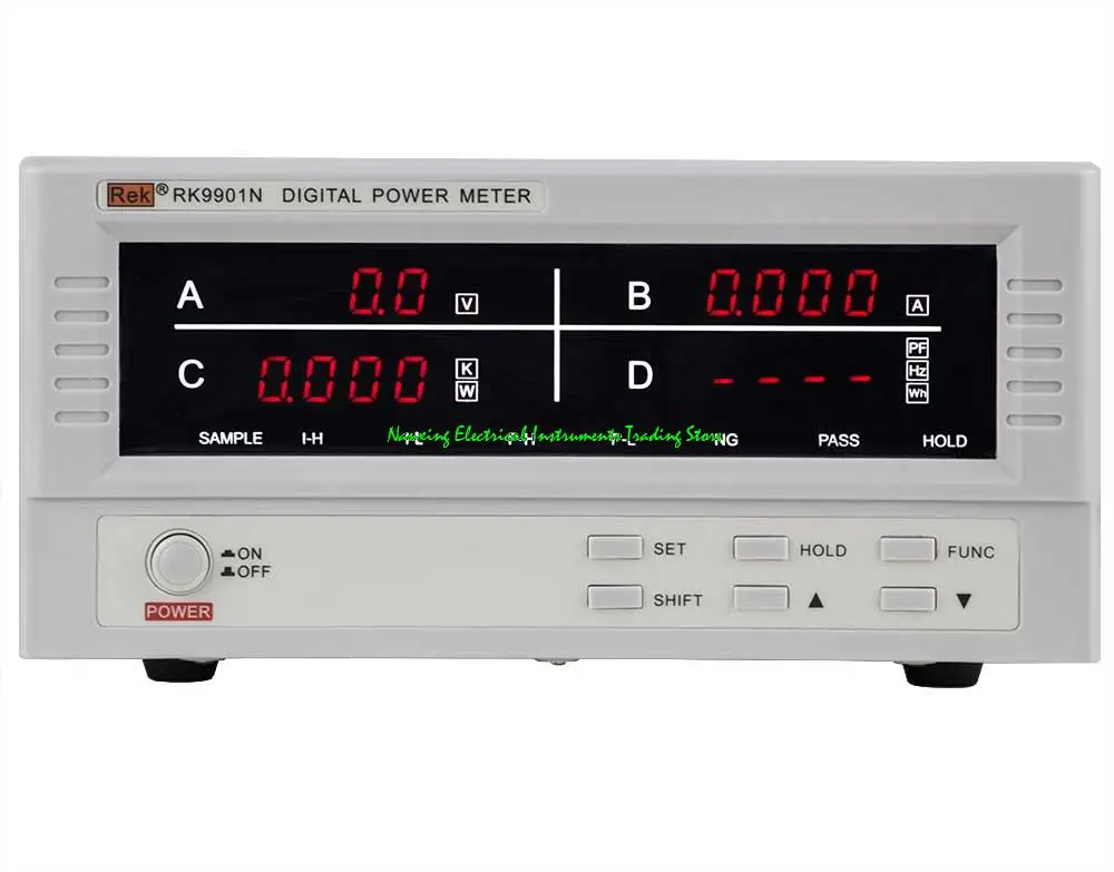 RK9901N Intelligent Power Meter 600V,20A,12000W,12KWAlarm Function Current And Power Over The Upper And Lower Limit Alarm