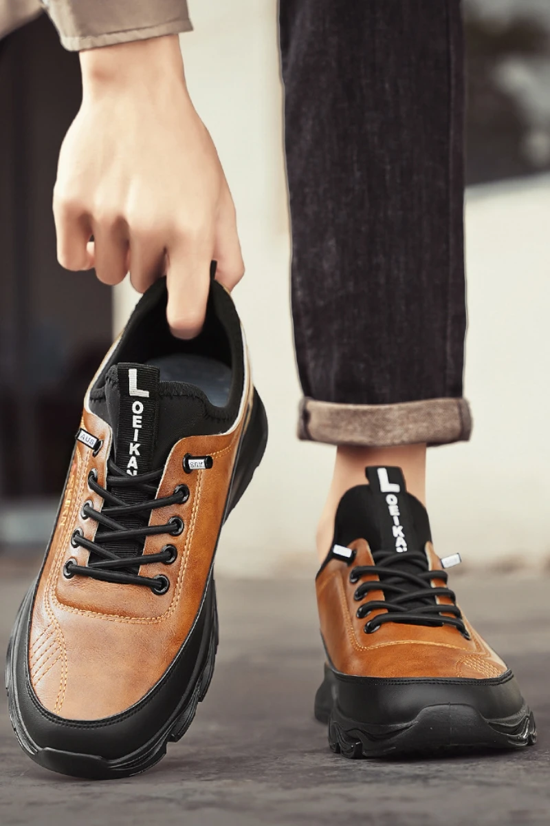 

Мужская обувь: сезонная уличная походная обувь, спортивная обувь для бега, повседневная мужская обувь, удобная рабочая обувь, противоскользящая и носить.