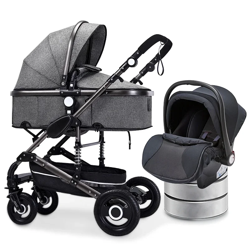 Hot Selling pasgeboren baby kinderwagen kinderwagen kinderwagen Coches Para Bebes. Luxe reis 3-in-1 kinderwagens voor baby's