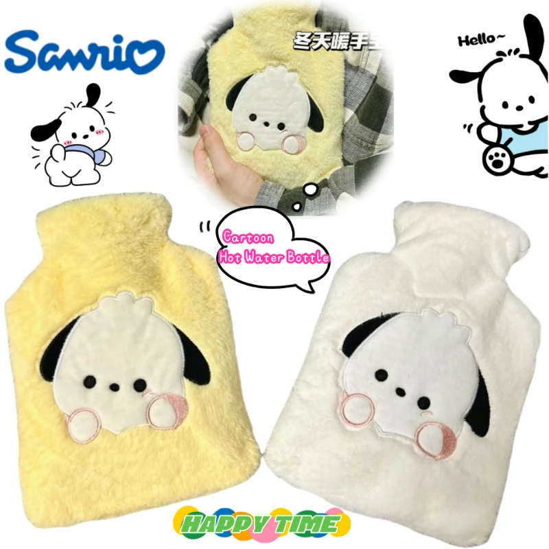 

New Sanrio Hello Kitty Pochacco Anime Two-Dimensional Hot Water Bag for Girls Winter Hand Warmer Convenient Water-Filling Bag