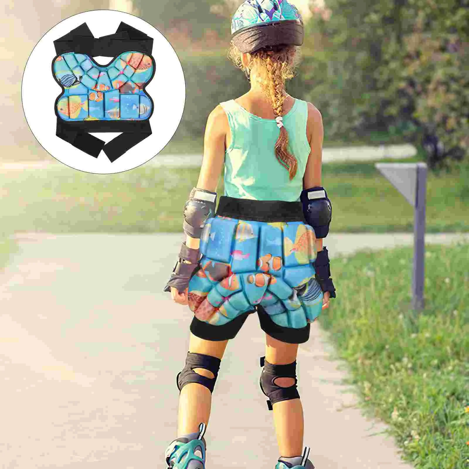 Children's Roller Skating Hip Pants Protector Cushion Equipment Kids Pad Butt Pads Sports