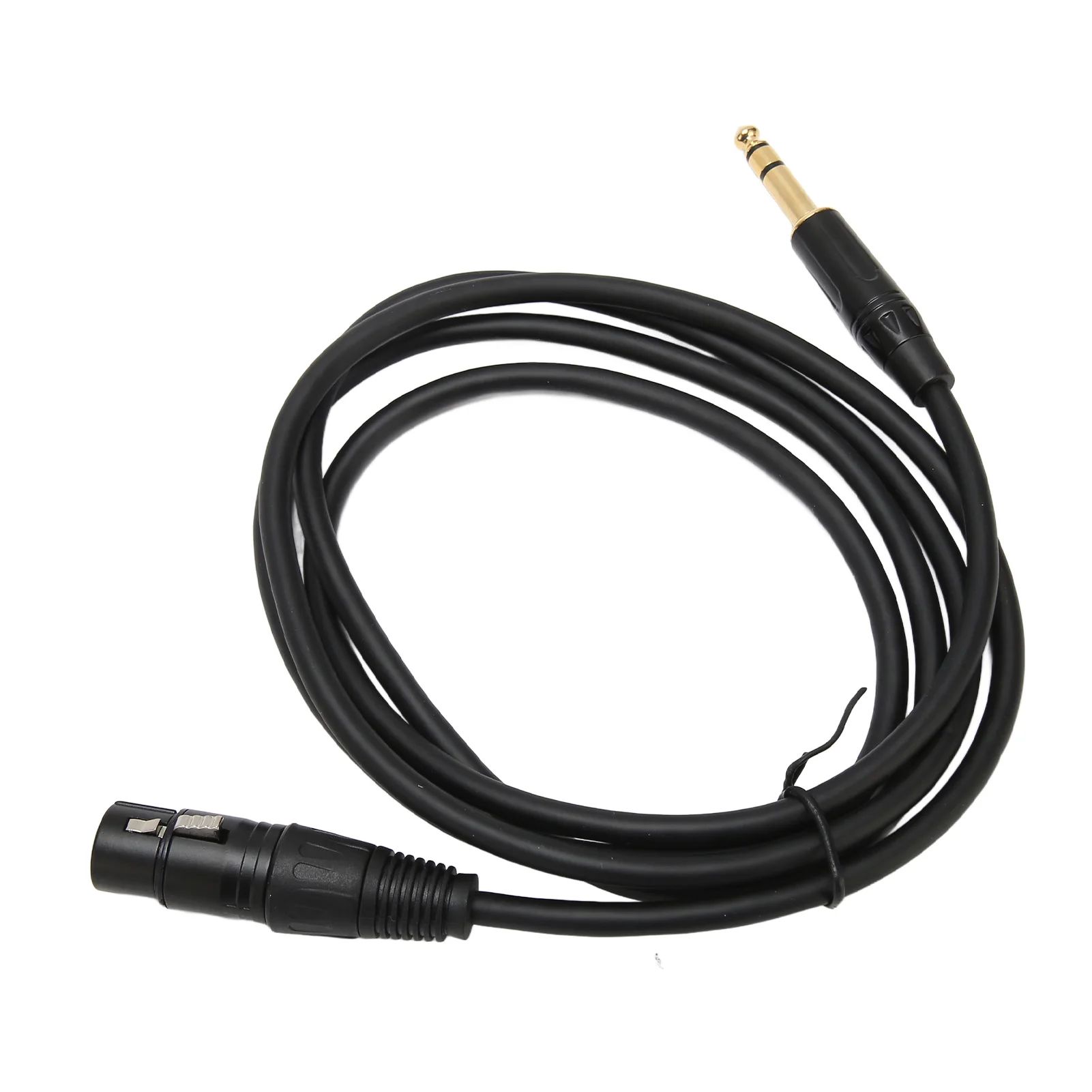 XLR Female To 1/4 Inch TRS Cable Low Latency XLR 3pin Female Cable Balanced Interconnect for 48V Phantom Power for Microphone