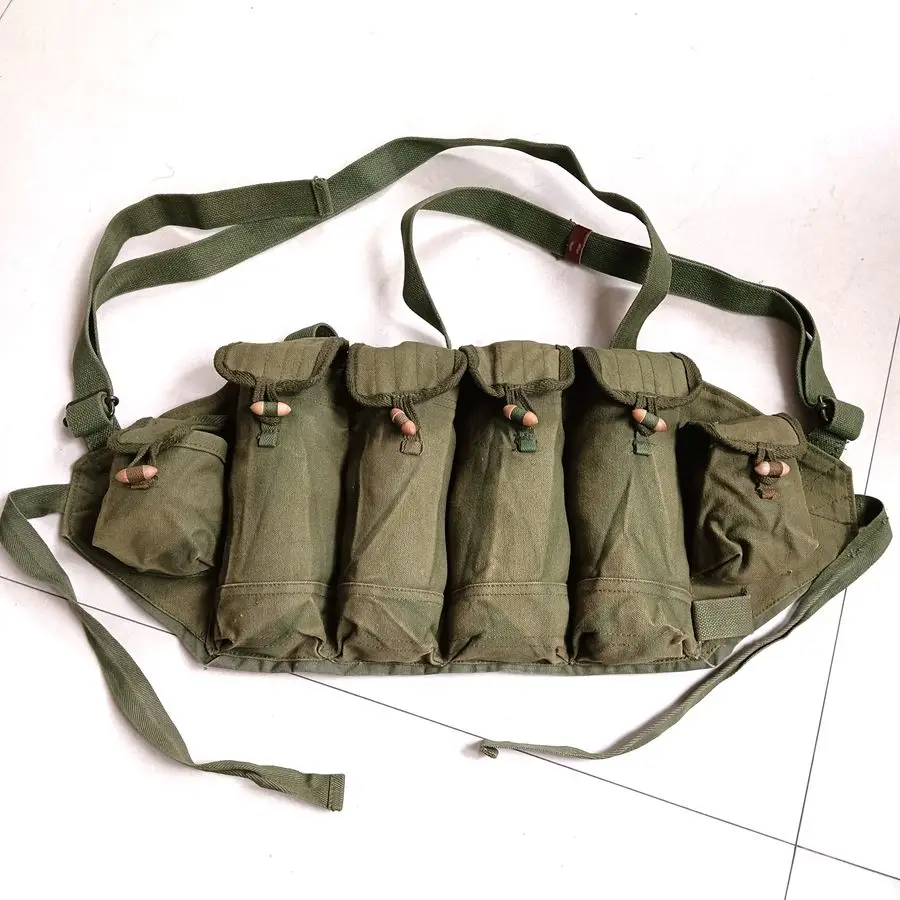 Surplus Old Bag Backpack Soldier Equip 81 Sort Equipment Army With Stamp Cotton