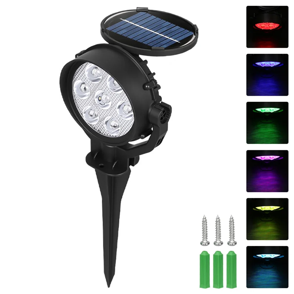NEWBIRTH 9-LED Solar Spotlight RGB 8