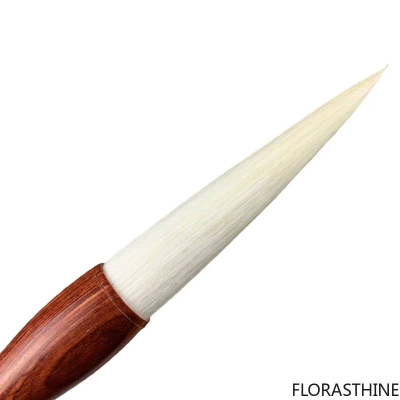 Long Woolen Hair Brush Pen Hopper-shaped Soft Hair Huzhou Brush Chinese Peony Cursive Painting Script Calligraphy Writing