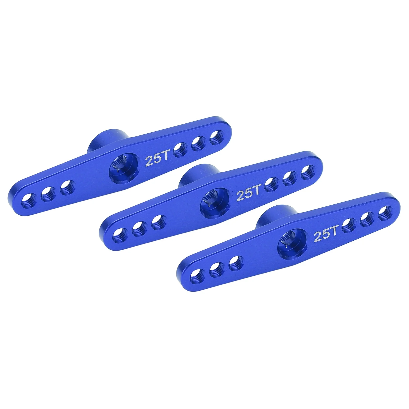 3Pcs 25T Aluminum Alloy RC Servo Arm Horn Long Type for 1/10 Remote Control Car Upgrade Part - view 2