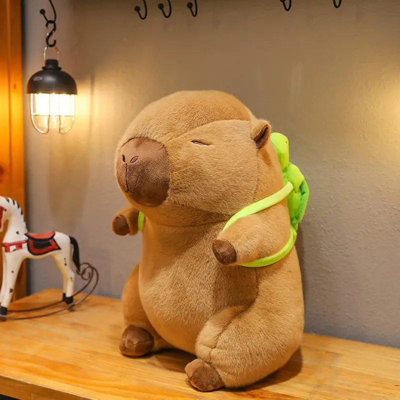 Kapibala Capybara Plush Toy Internet Celebrity Capybara Jun Doll Ugly Cute Doll Guinea Pig Doll Boys Girls Anime Kawaii 12-30CM