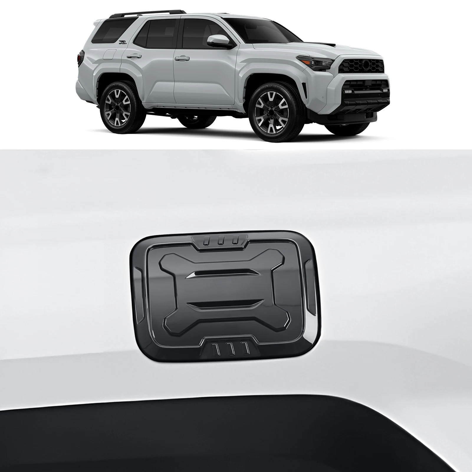 

For Toyota 4Runner 2024 2025 2026 Gas Fuel Tank Door Cover Anti Wear Exterior Trim Car Modification Accessories