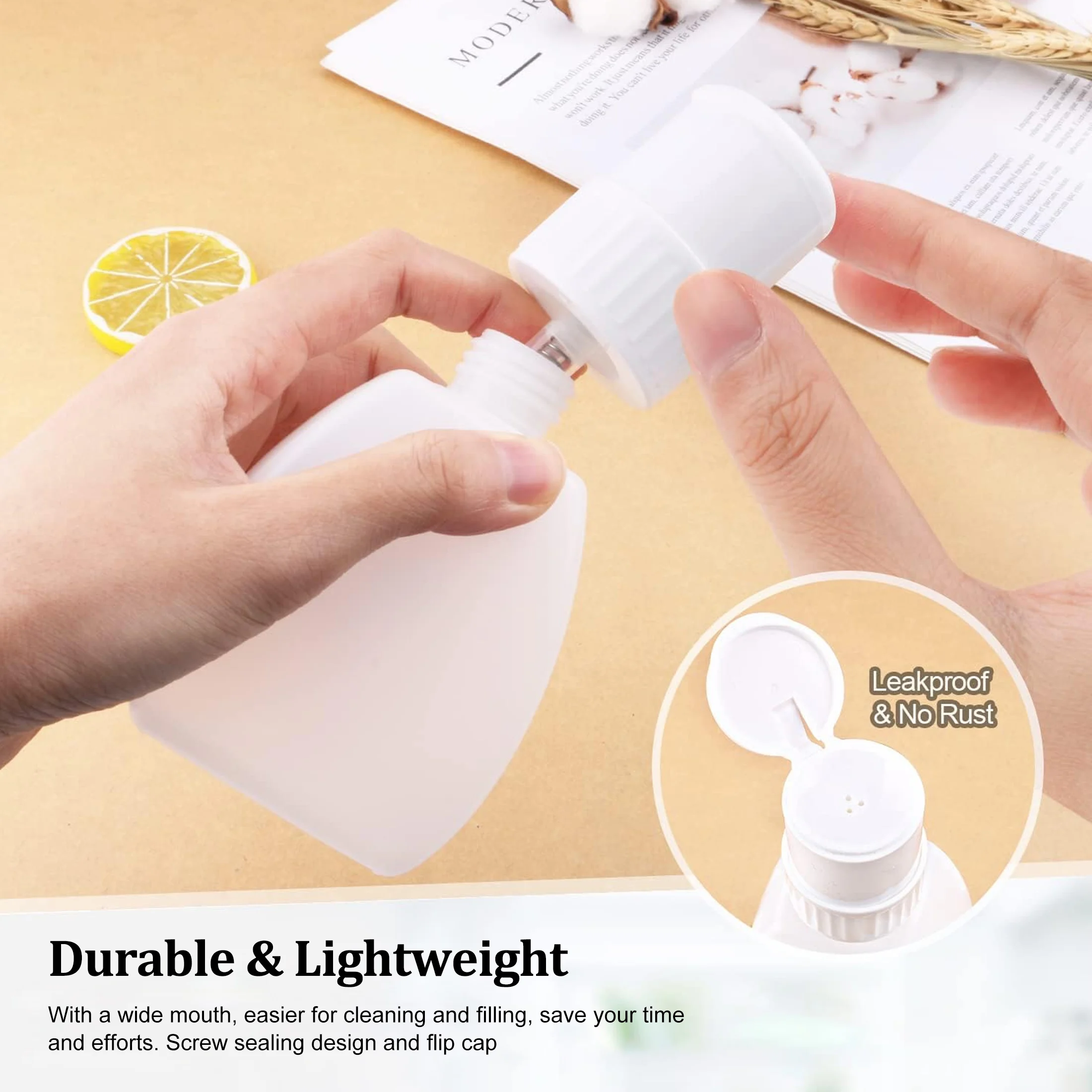 180ml Nail Art Polish Remover Tools Makeup Bottle Manicure Tools Nail Art Pump Dispenser Empty Press Bottle With Lock Buckle