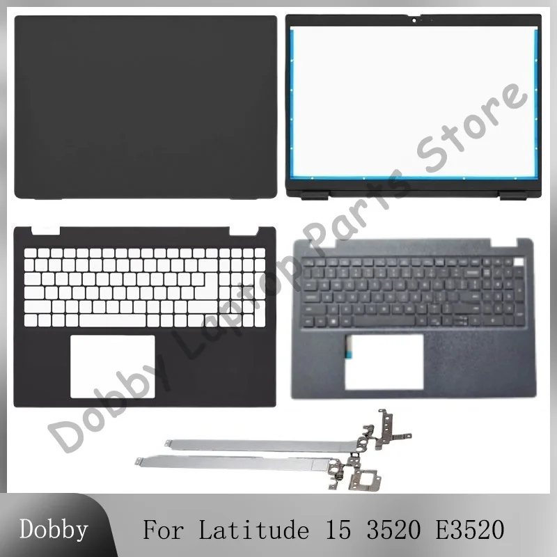 New For Dell Latitude 3520 E3520 Laptop LCD Back Cover Front Bezel Palrmest Upper Top Case Keyboard Housing Shell 017XCF 04Y37V