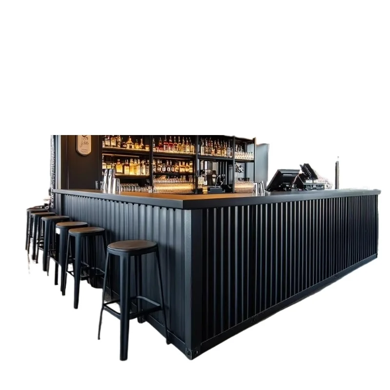 

Multifunctional solid wood tea bar table with marble sink home office and casual dining island kitchen cabinets