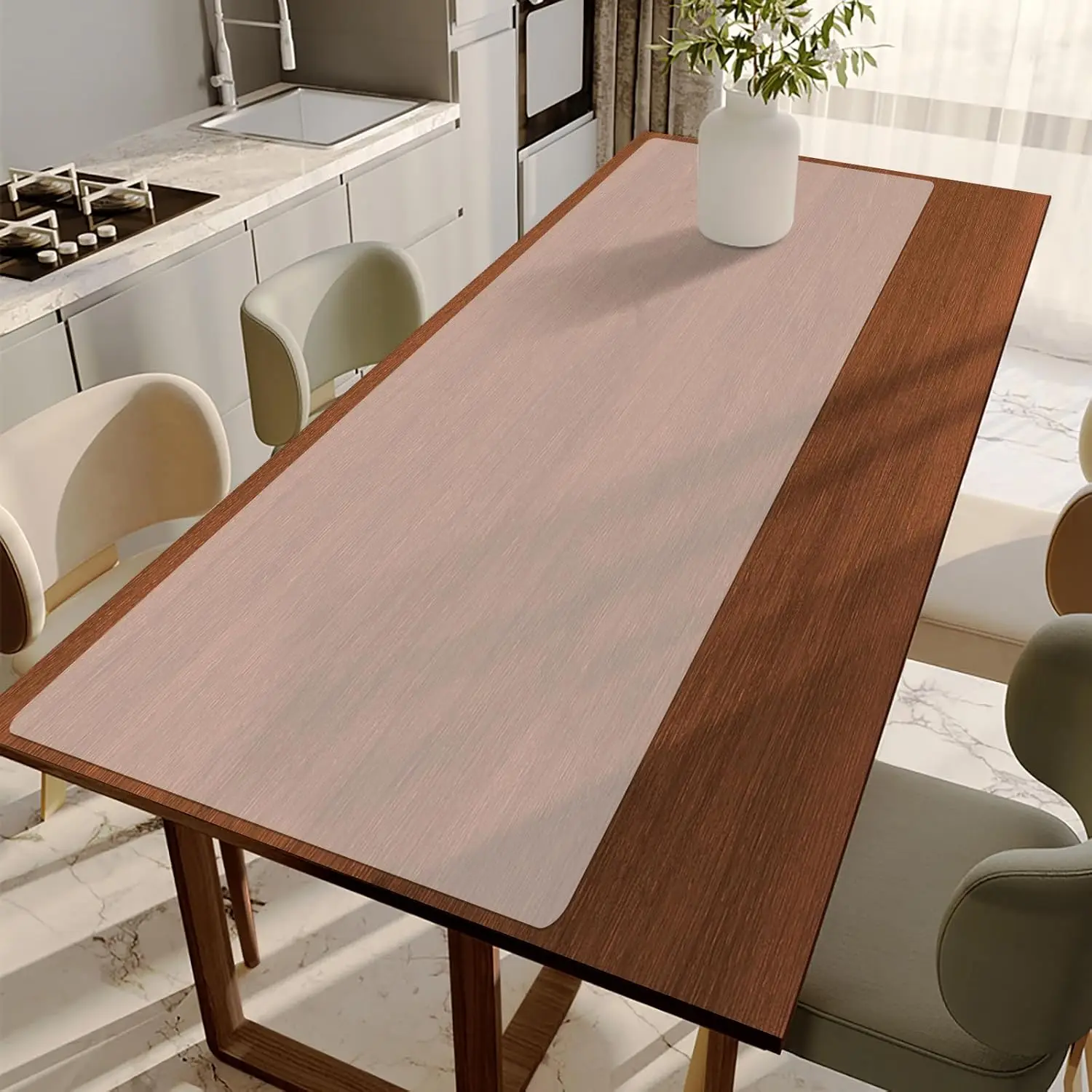 

Large Silicone Mats for Kitchen Counter,16" x 72" Heat Resistant Silicone Mat,Food Grade Silicone Pastry Mat,New Skin-F