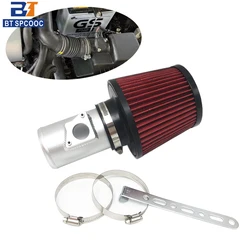 Car Cold Air Intake System Kit with K& Filter Silver Aluminum Tube for Toyota Yaris