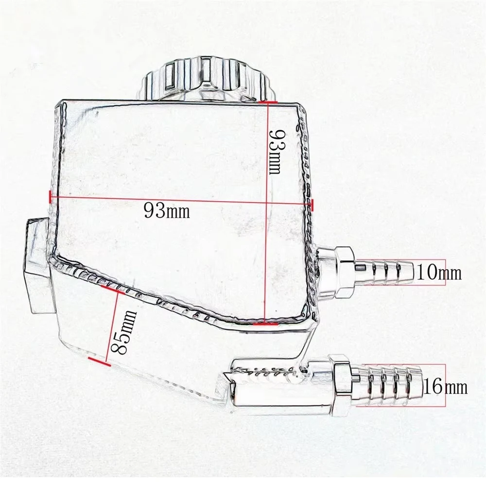 Car Power Steering Tank Aluminum Reservoir Can For Holden Commodore V6 V8 VT VX VU VY VZ VE LS1 LS2 LS3 LS6 LS7 L98 L76