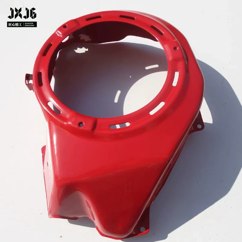 XMSJ Worm Housing Pull Starter Large Cover Air Guide Hood For GX390 188F 190F 192F 5KW Generator Engine Large Cover Repair Spare