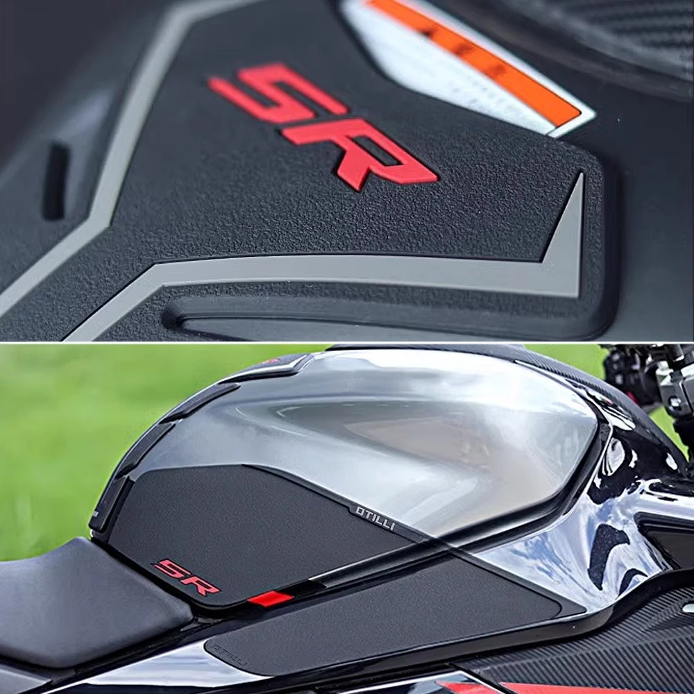 the sandblasted sticker kit for the Chunfeng CFMOTO 450SR motorcycle including the fuel tank sticker decoration and protection