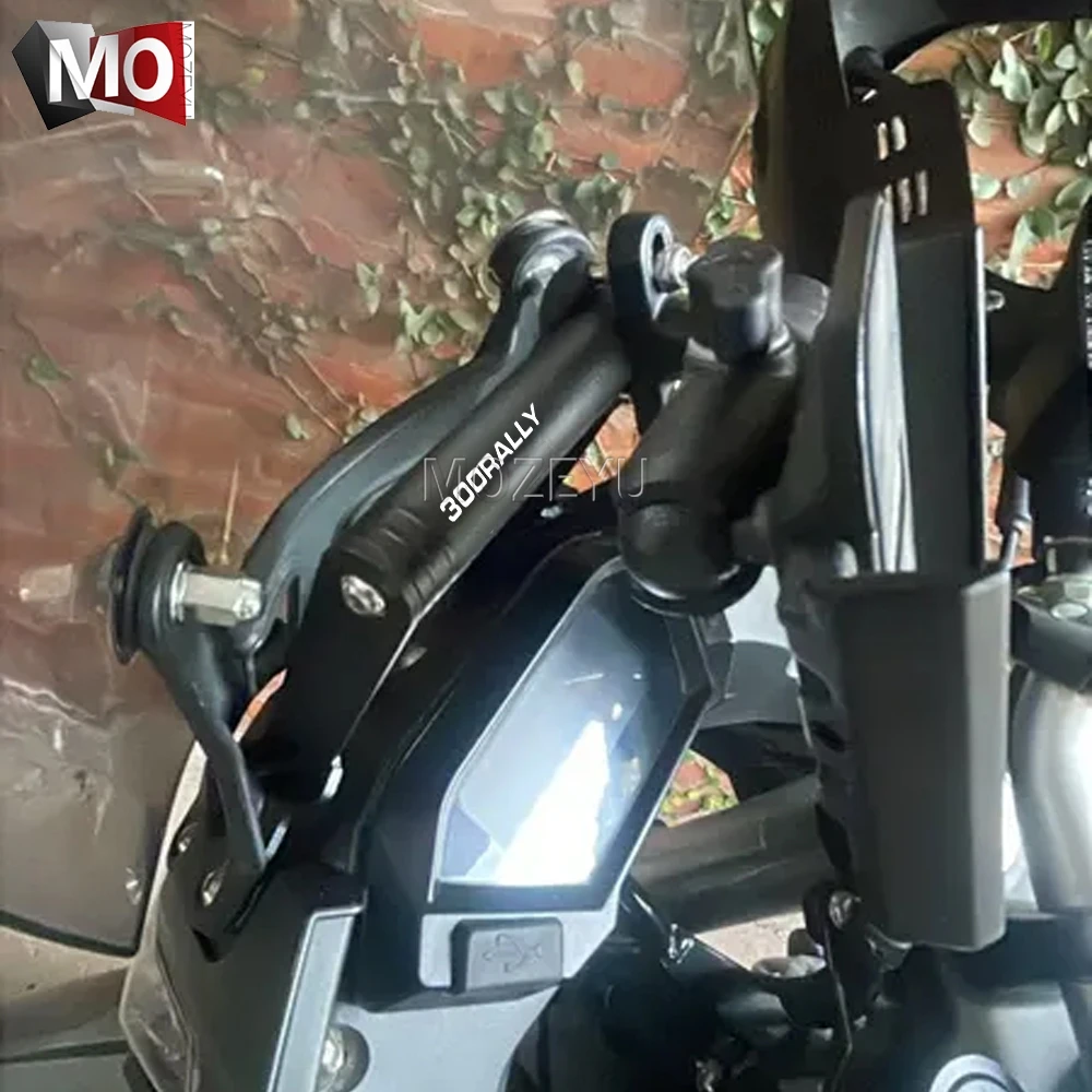 

Motorcycles Accessories For Loncin Voge 300 Rally 300 GY Navigation Bracket Stand Holder Phone Mobile Phone GPS Plate Support