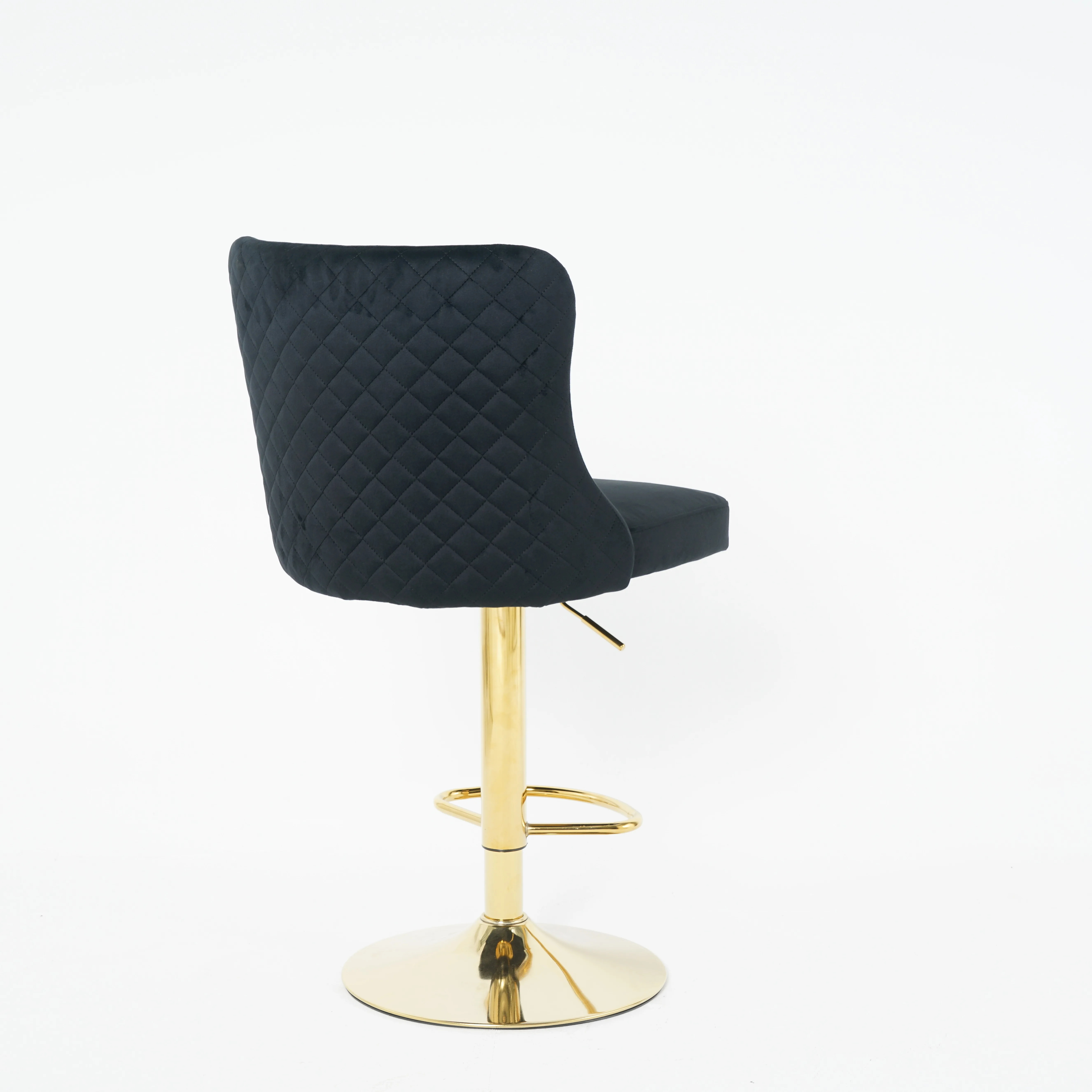 Minimalist Swivel Adjustable Salon Counter High Chairs bar Stool Rotatable Lift bar Chair with Backrest