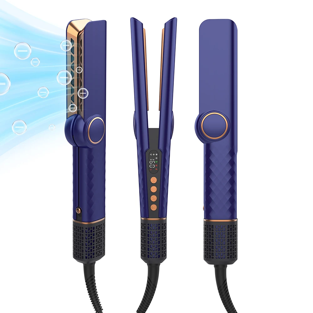 

Air Flow Flat Iron 2 in 1 Ionic Hair Straightener Drying Straightening Hair Straightener Styling