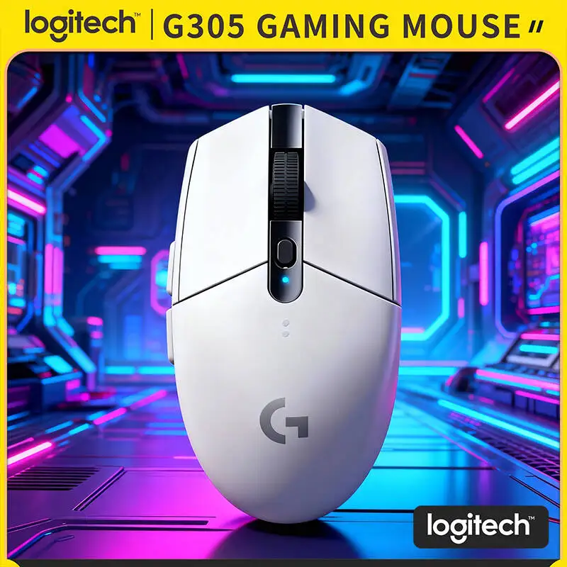 

Беспроводная игровая мышь Logitech G305, 12K DPI, 6 программируемых кнопок, низкая задержка, для Windows, для киберспорта