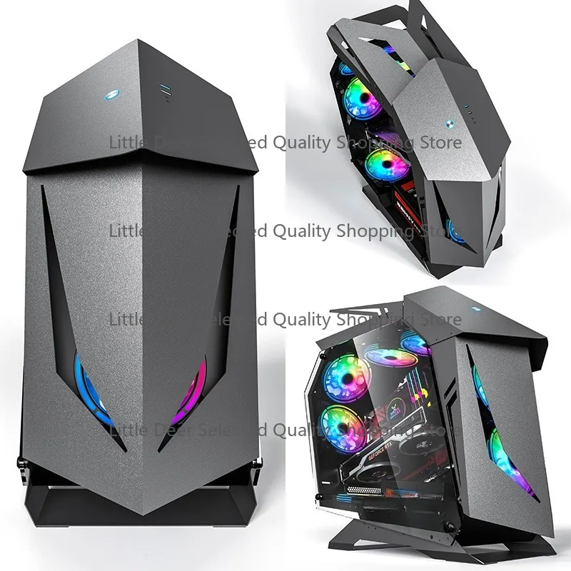 Beast D910M Gaming Full Tower ATX Glass Computer Case Shell Fully Transparent